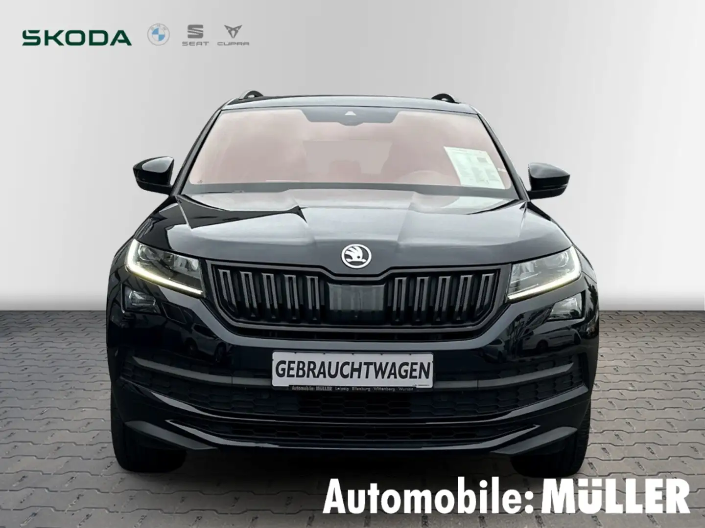 Skoda Kodiaq 2.0 TSI Sportline 4x4 DSG 190PS 7-Sitze AHK Navi L Schwarz - 2