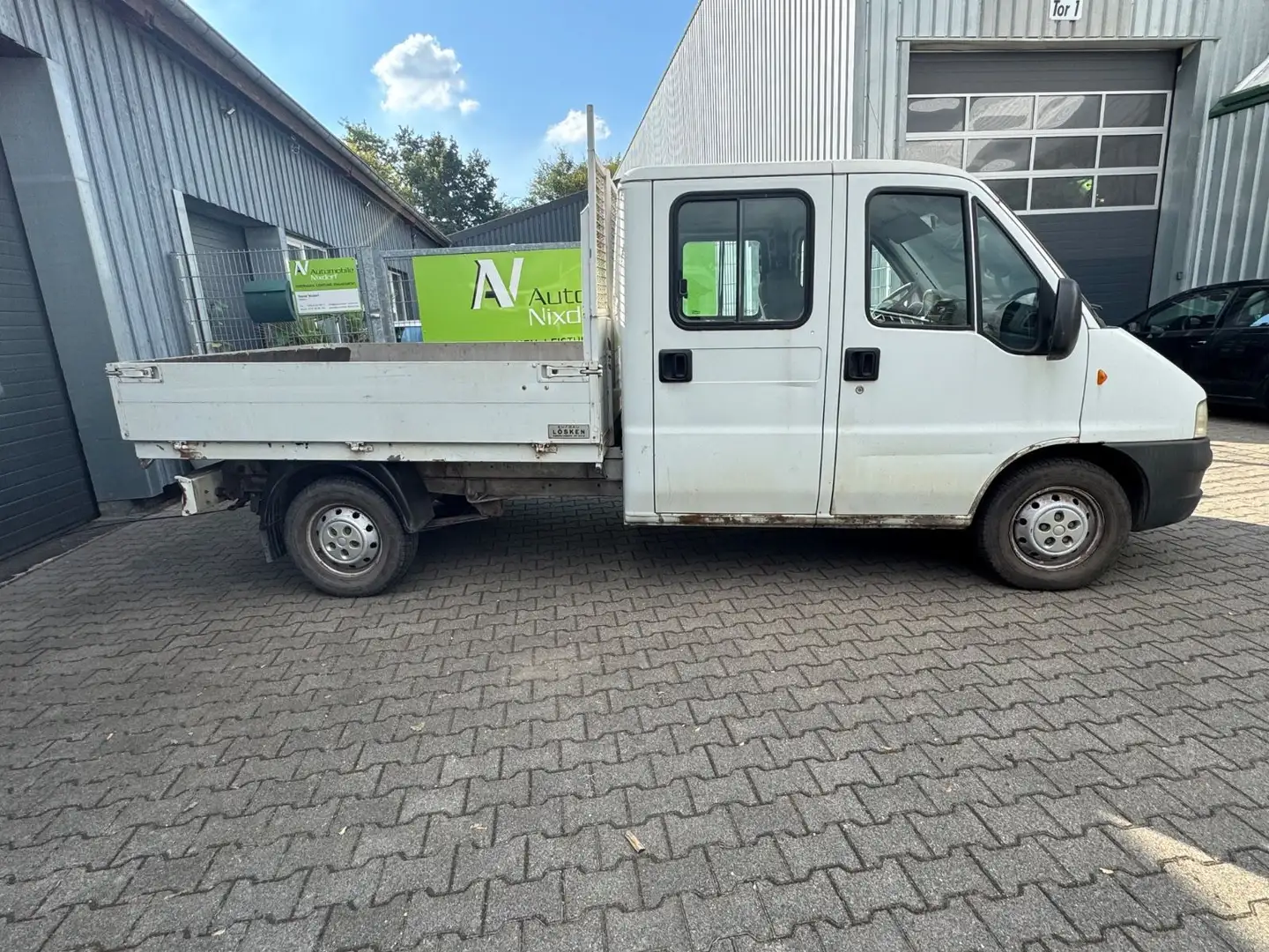 Fiat 244 Doka Pritsche, 6 Sitzer, DPF Weiß - 2