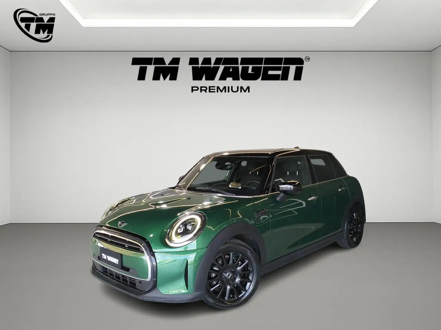 MINI Cooper 5p 1.5 Classic auto - TETTO PANORAMICO Groen - 1