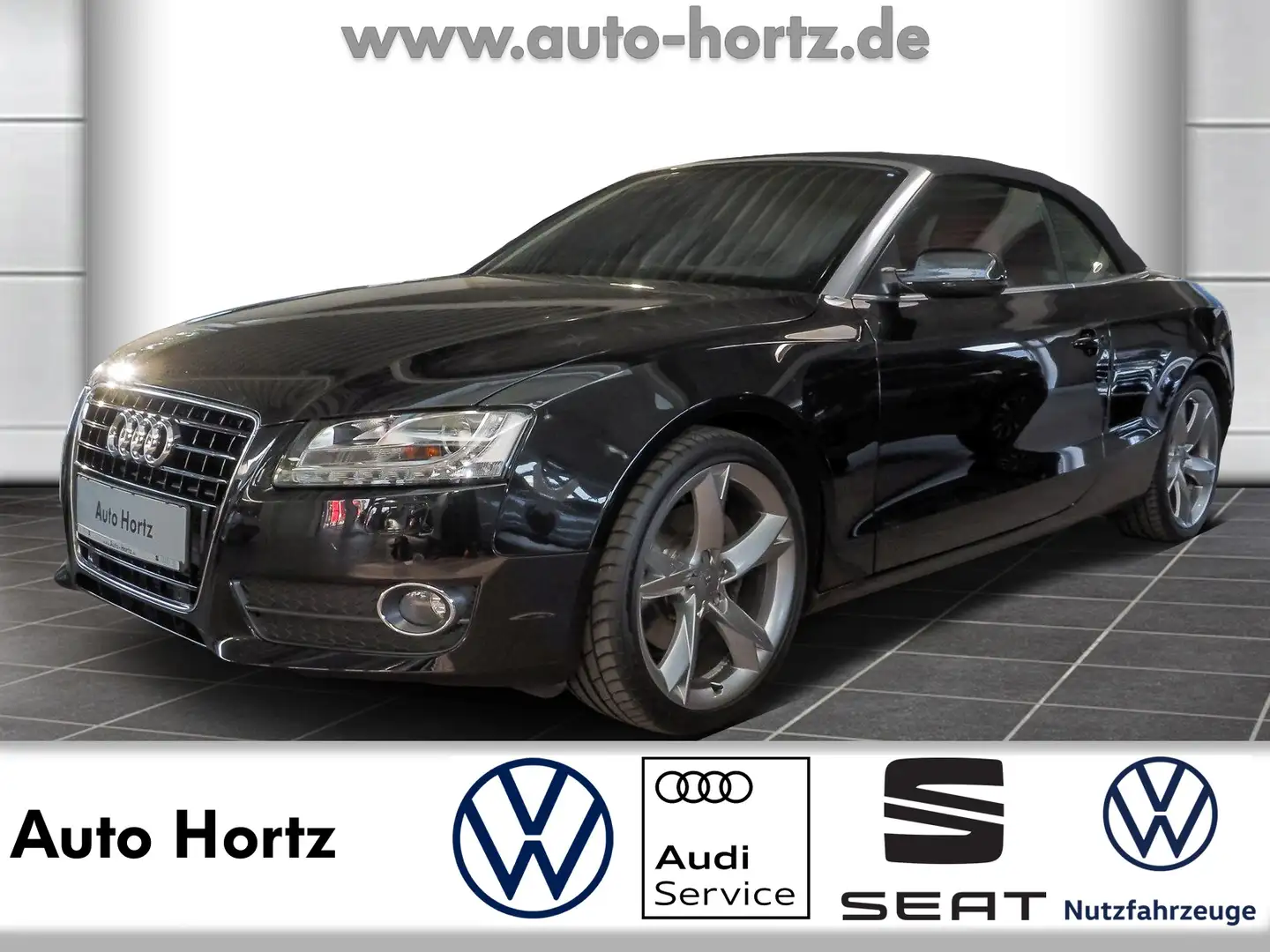 Audi A5 Cabriolet 3.0 TDI quattro S-Tronic, Leder, Navi Schwarz - 1