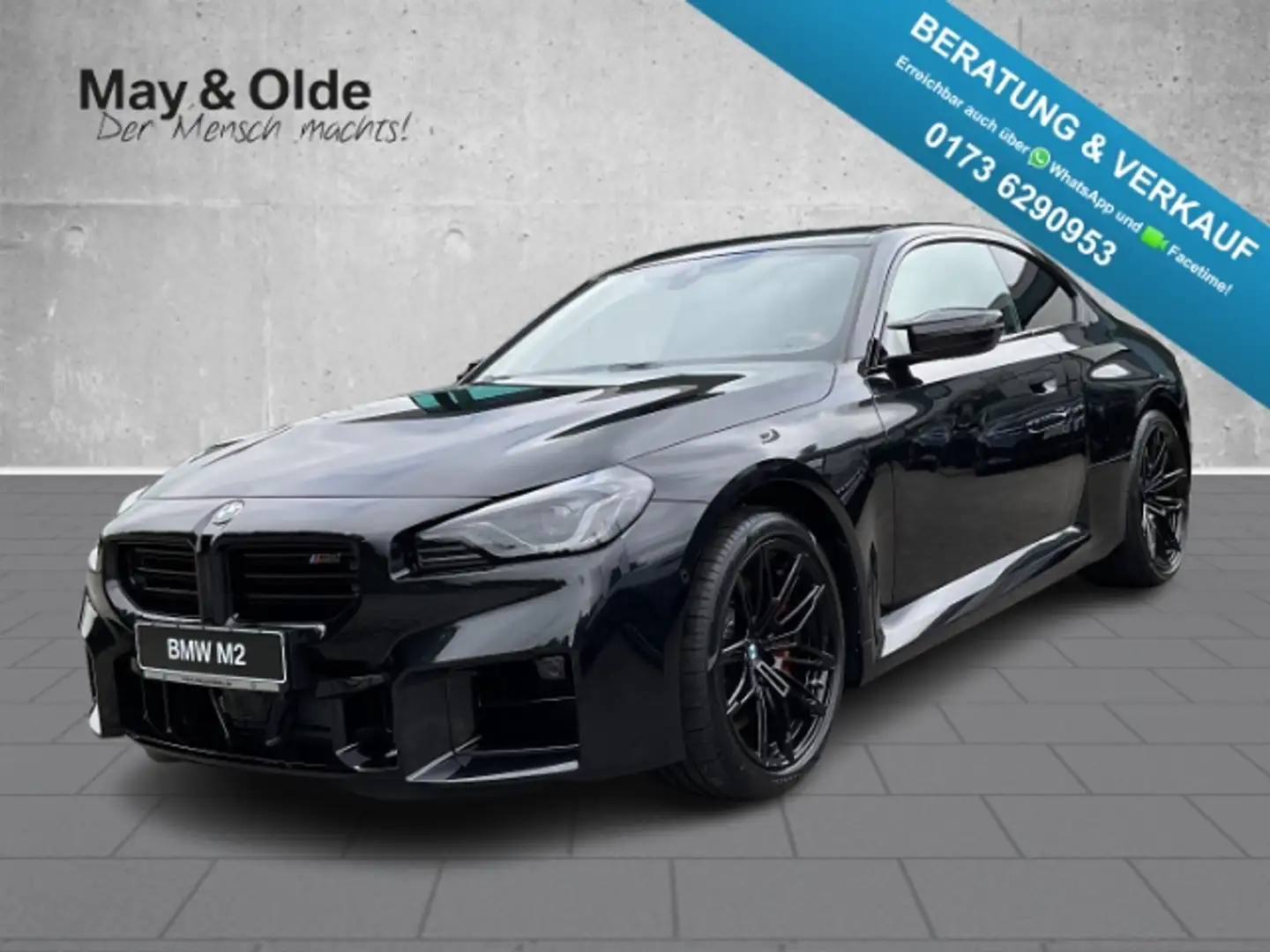 BMW M2 Coupe Sportpaket HUD AD Navi Leder Digitales Cockp Noir - 1