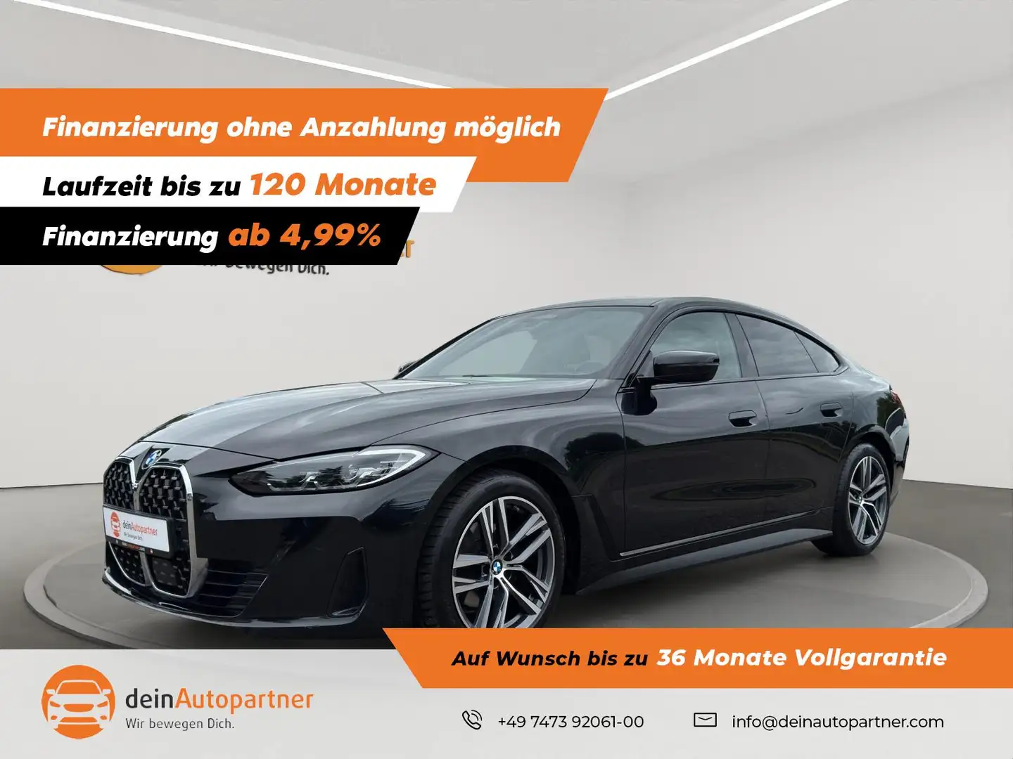 BMW 420 d xDrive LED/LEDER/ACC/STHZ/LANE/WIDESCREEN Schwarz - 1