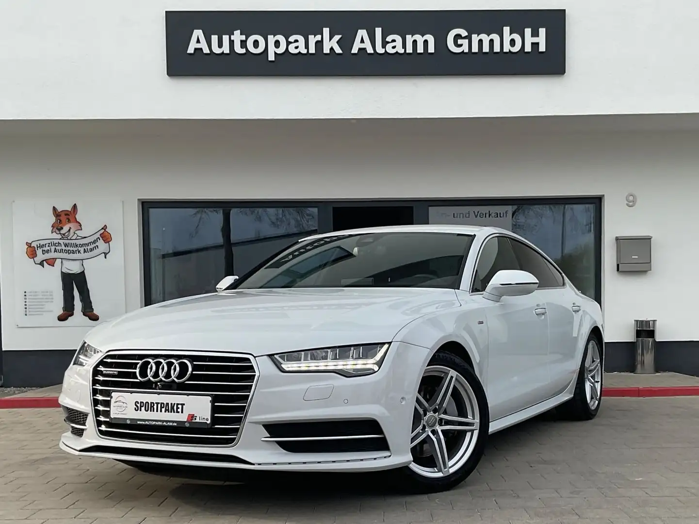 Audi A7 SB 3.0 TDI quattro S-Tr. S Line AHK LED 360° Білий - 1