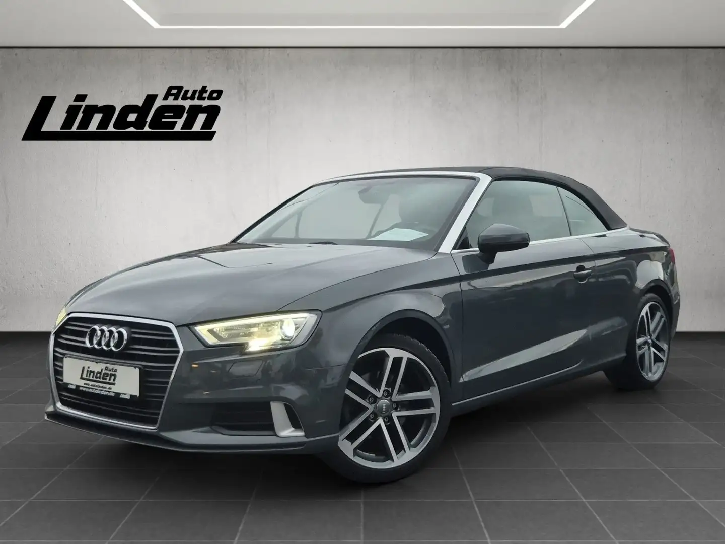 Audi A3 Cabrio 35 TFSI sport Navi Kamera SHZ PDC Gris - 1