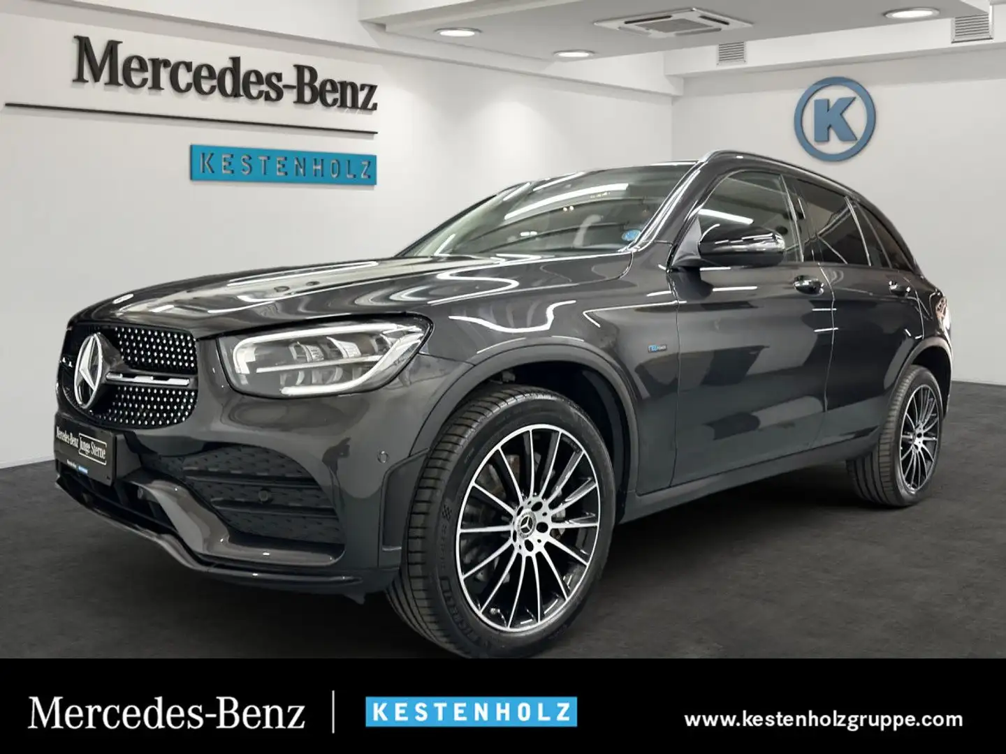 Mercedes-Benz GLC 300 de 4M AMG Burmester LED AHK Night Keyl-GO Grau - 1