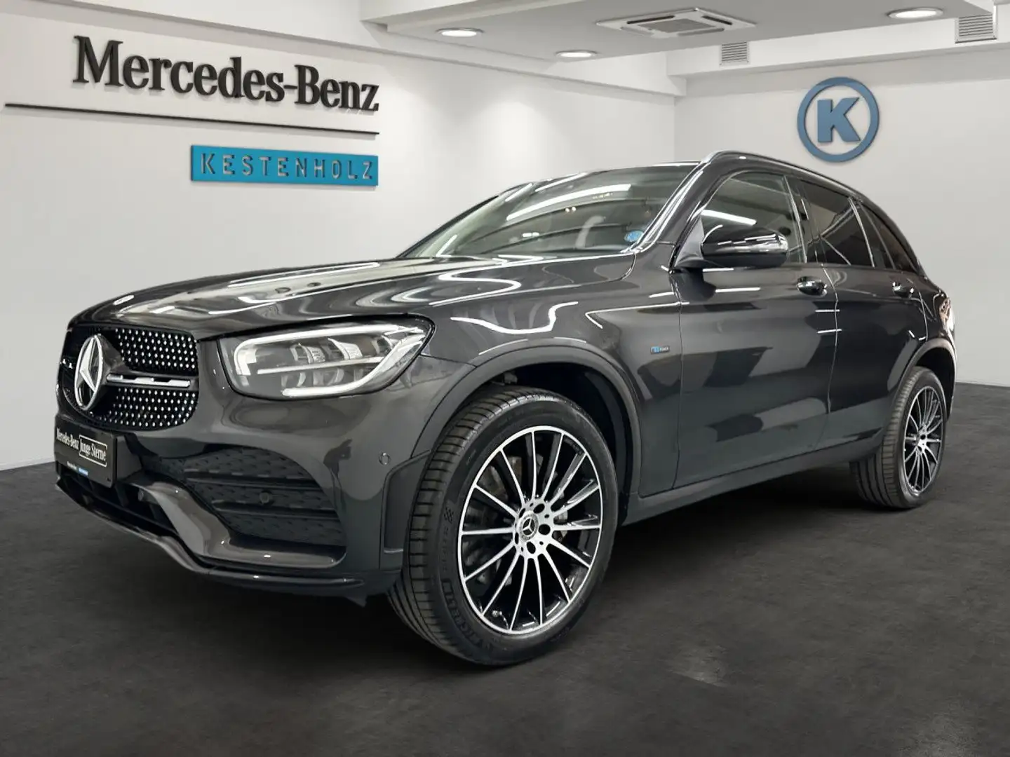 Mercedes-Benz GLC 300 de 4M AMG Burmester LED AHK Night Keyl-GO Grau - 2