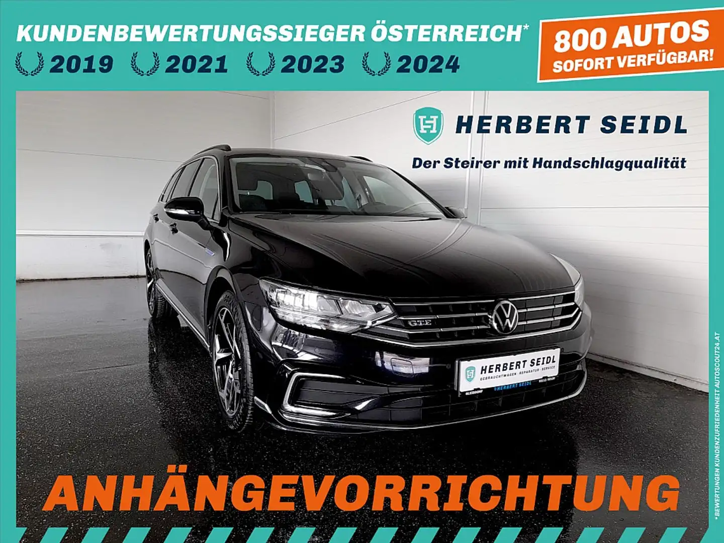 Volkswagen Passat Variant GTE e-Hybrid DSG *18 ZOLL / LED / NAVI / AHV & ... Schwarz - 1