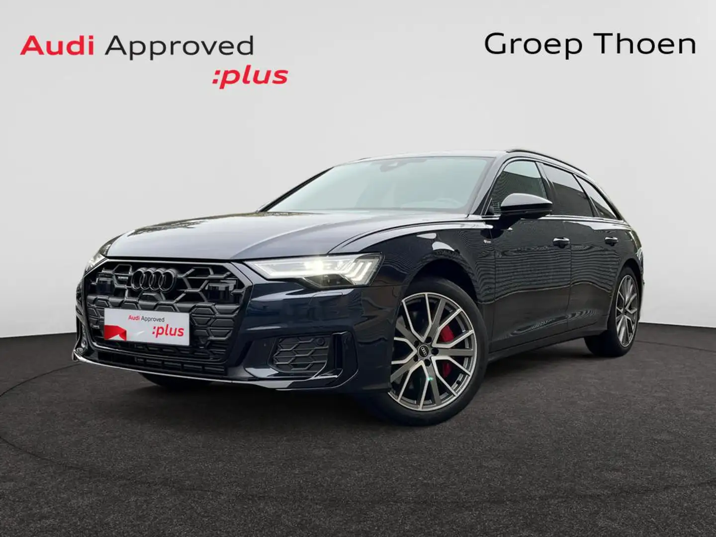 Audi A6 Avant 55 TFSI e Q PHEV Bus.Ed.Competition S tr Blauw - 1