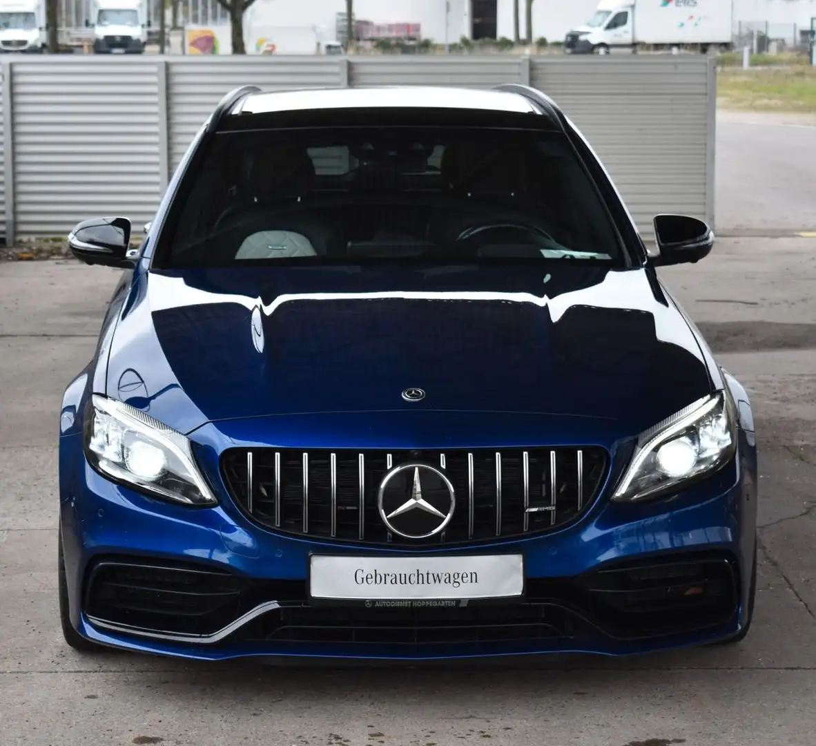 Mercedes-Benz C 63 AMG C 63 T AMG S COMAND MULTIBEAM DIGITAL-TACHO PANO Синій - 2