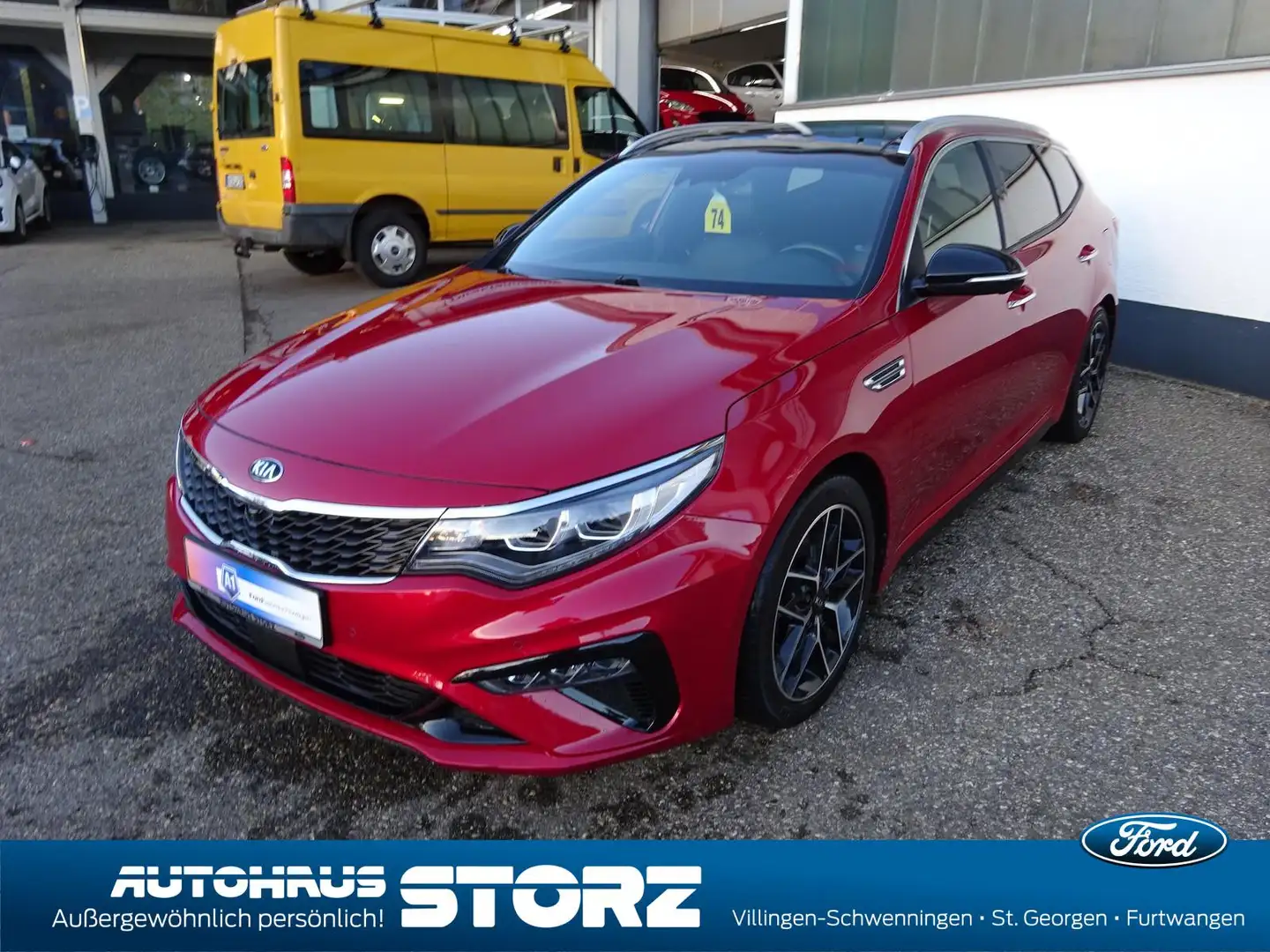 Kia Optima Sportswagon GT-Line|AUTOMATIK|AHK|PANO|NAVi|AT-MOT Rot - 2