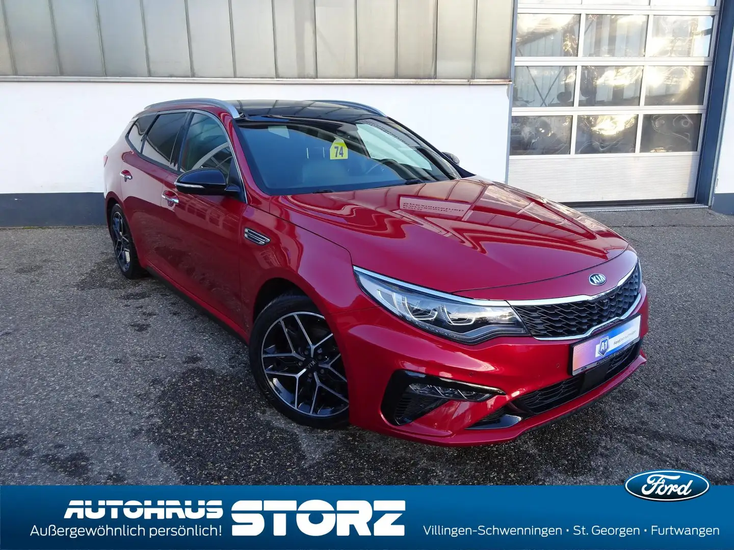Kia Optima Sportswagon GT-Line|AUTOMATIK|AHK|PANO|NAVi|AT-MOT Rot - 1