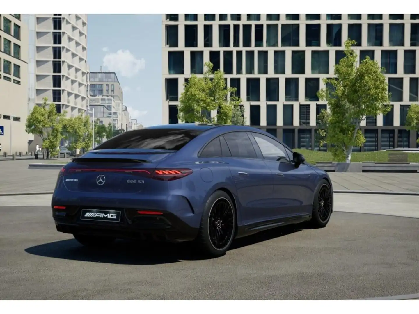 Mercedes-Benz EQE 53 AMG 4M+ Hyper/Pano/Burm/HUD/Sitzklima/21" Blau - 2