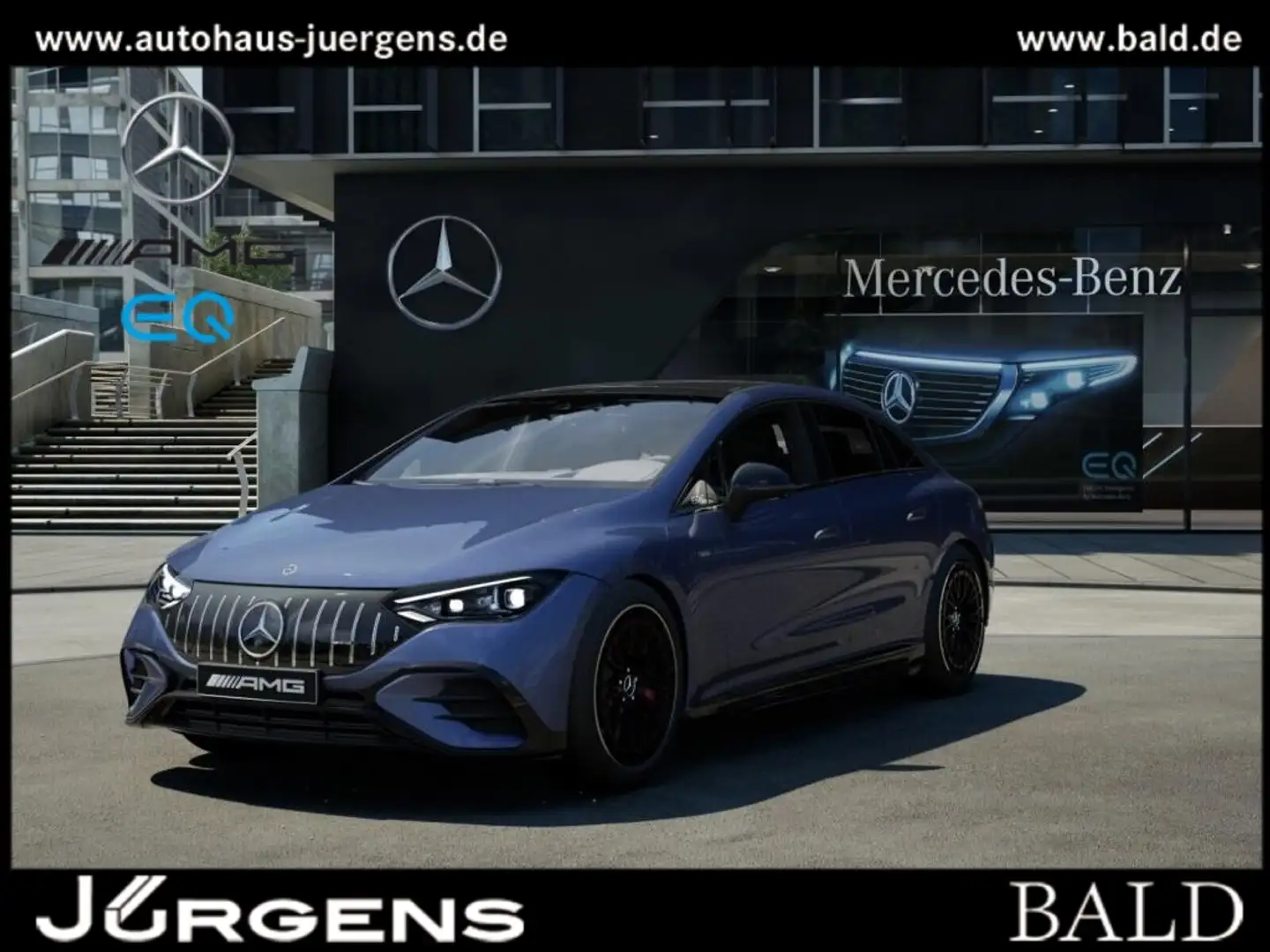 Mercedes-Benz EQE 53 AMG 4M+ Hyper/Pano/Burm/HUD/Sitzklima/21" Blau - 1
