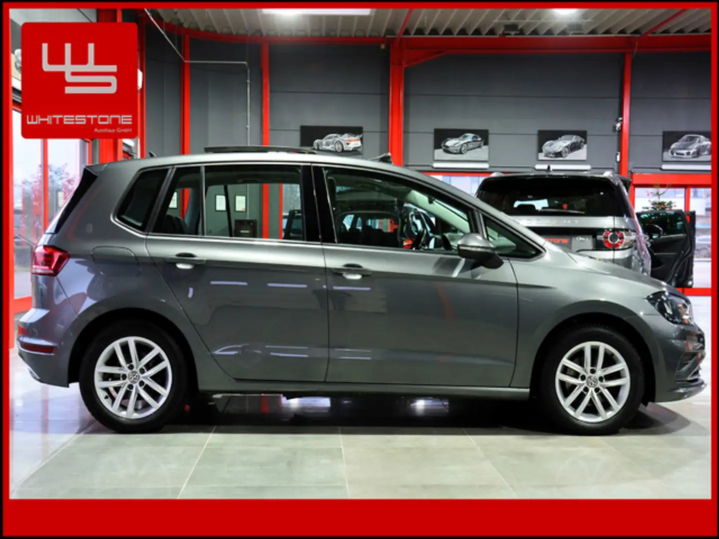 Volkswagen Golf Sportsvan VII 1.5 DSG-PANO-LED-KEYL-AHK-SHZ Grau - 2