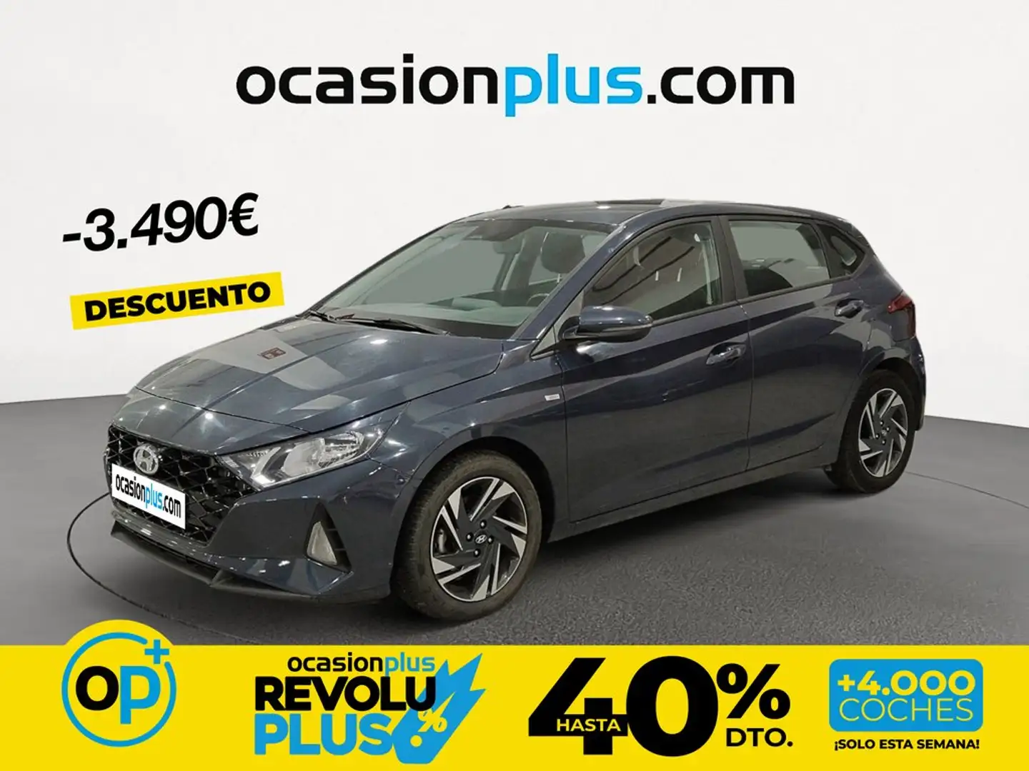 Hyundai i20 1.0 TGDI Tecno 100 Grau - 1