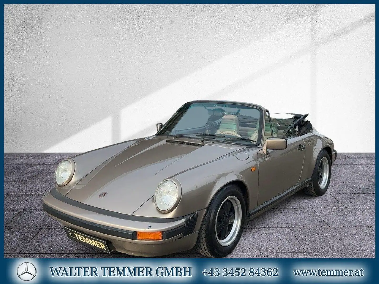 Porsche 911 SC 3.2 Cabrio Wertgutachten Klima Silber - 1