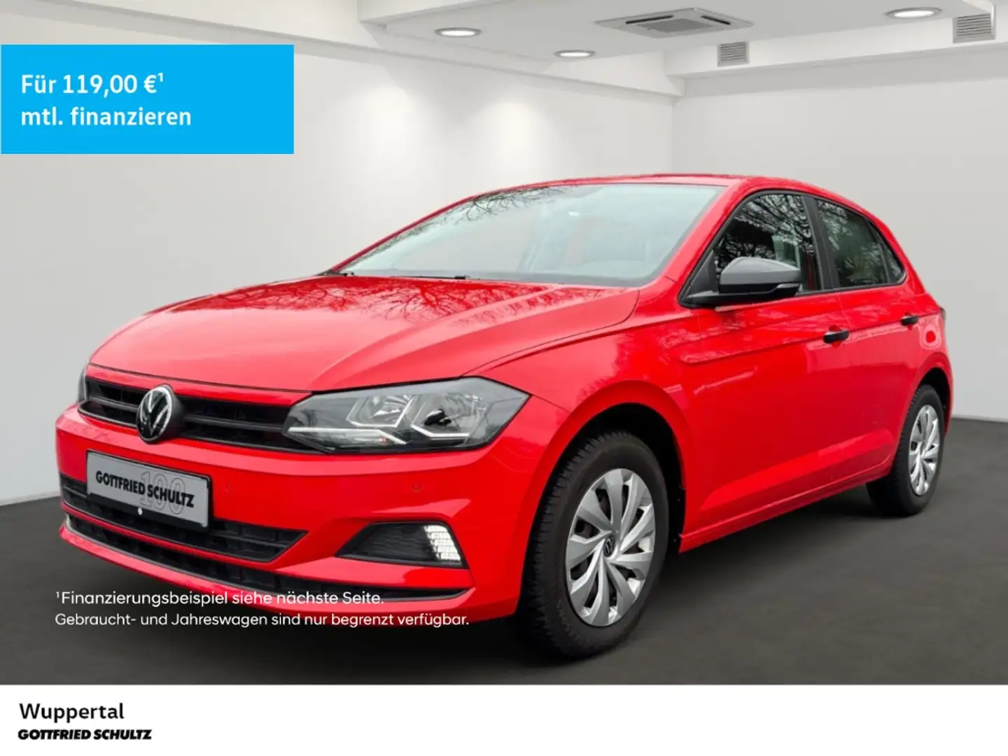 Volkswagen Polo 1.0 Trendline PDC KLIMA ZV E-FENSTER Rot - 1