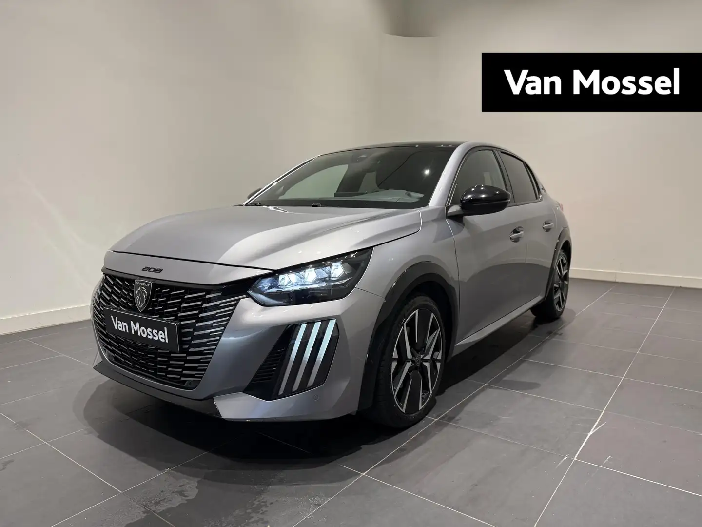 Peugeot 208 Hybrid 136 e-DCS6 GT | Apple Carplay & Android Aut Gris - 1