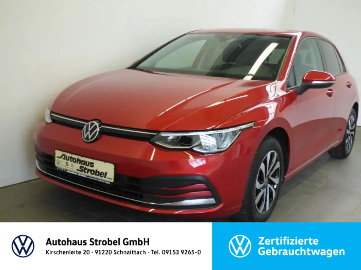 Volkswagen Golf VIII 1.0 eTSI DSG "ACTIVE" ACC Navi LED DAB Rot - 1