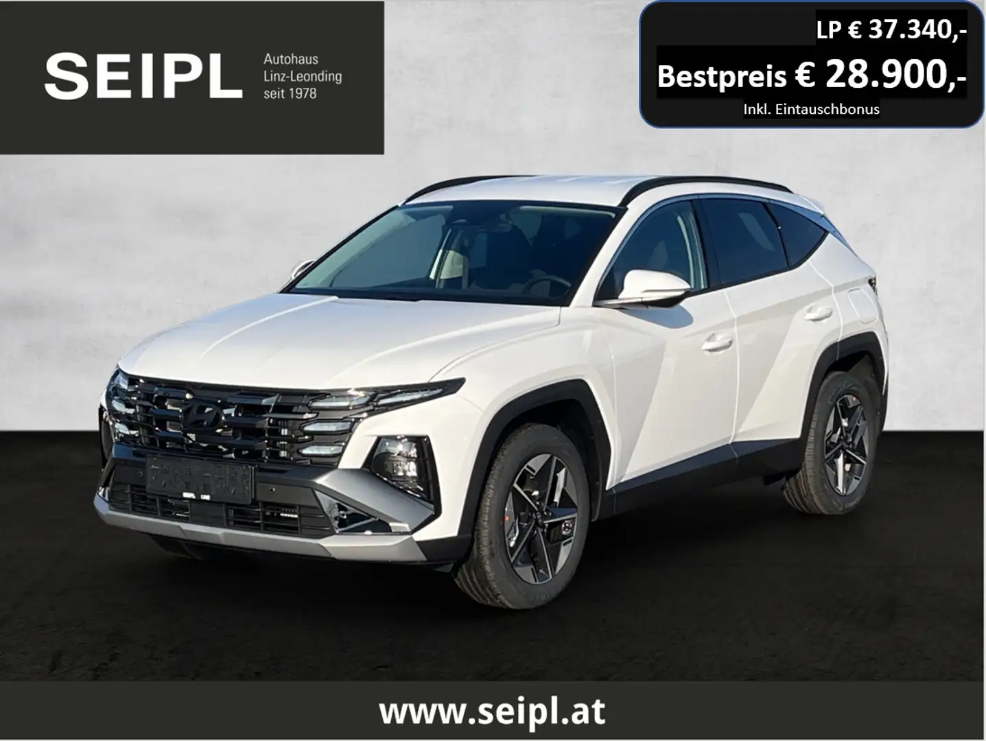 Hyundai TUCSON Tucson 1,6 T-GDI 2WD Go!*Barzahlungspreis*Tot-W... Weiß - 1