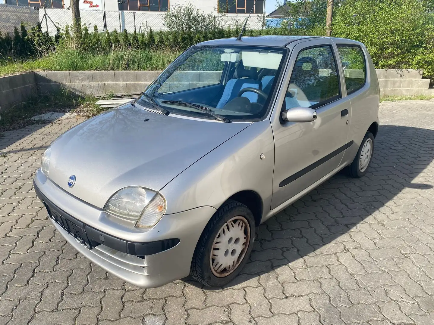 Fiat Seicento 1.1 SX 1.Hand /Klima / El. Fenster / TÜV neu Srebrny - 1