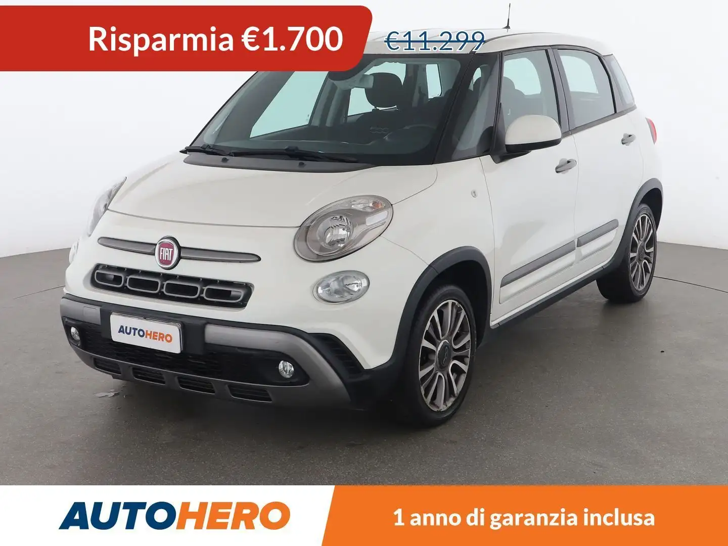Fiat 500L 1.3 M-Jet Cross 95 CV Weiß - 1