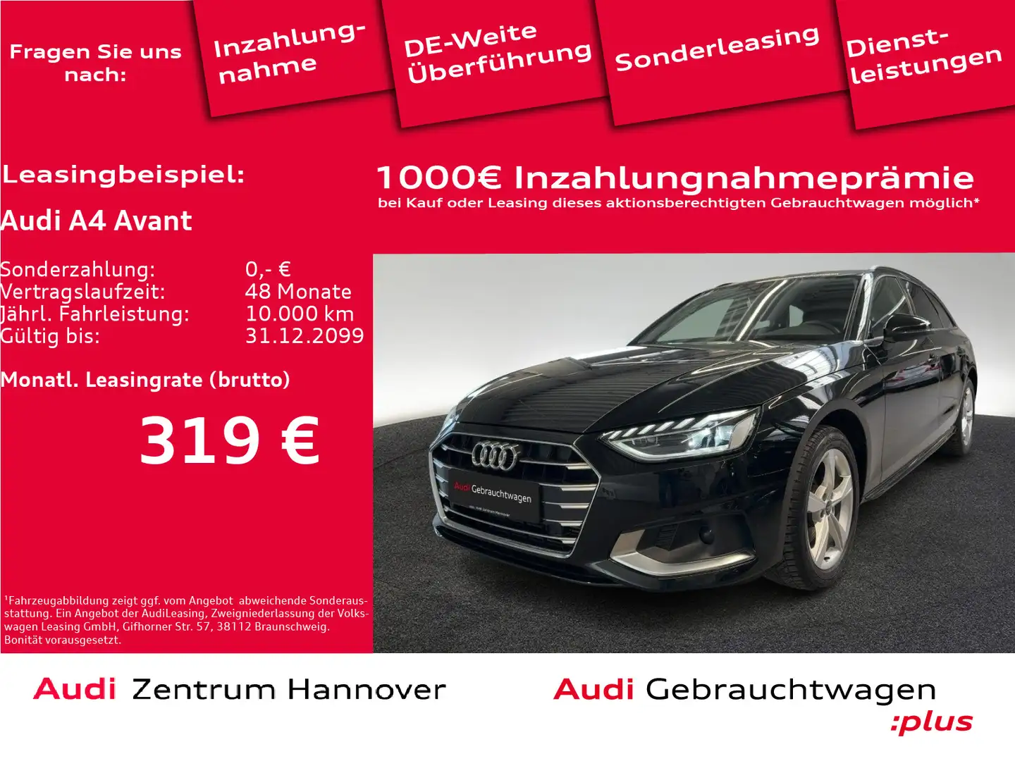 Audi A4 Advanced 35 TFSI AHK LED Kamera Navi Černá - 1
