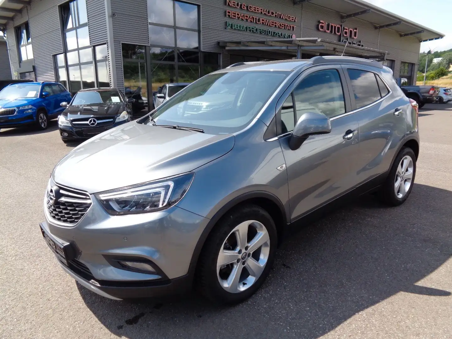 Opel Mokka X 120 Jahre,Automatik,Navi,LHZ,SHZ,61Tkm Grau - 1