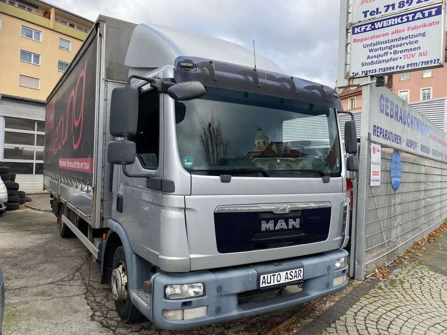 MAN TGL 8.220 Blatt/Blatt EURO5  / 1A Argent - 1