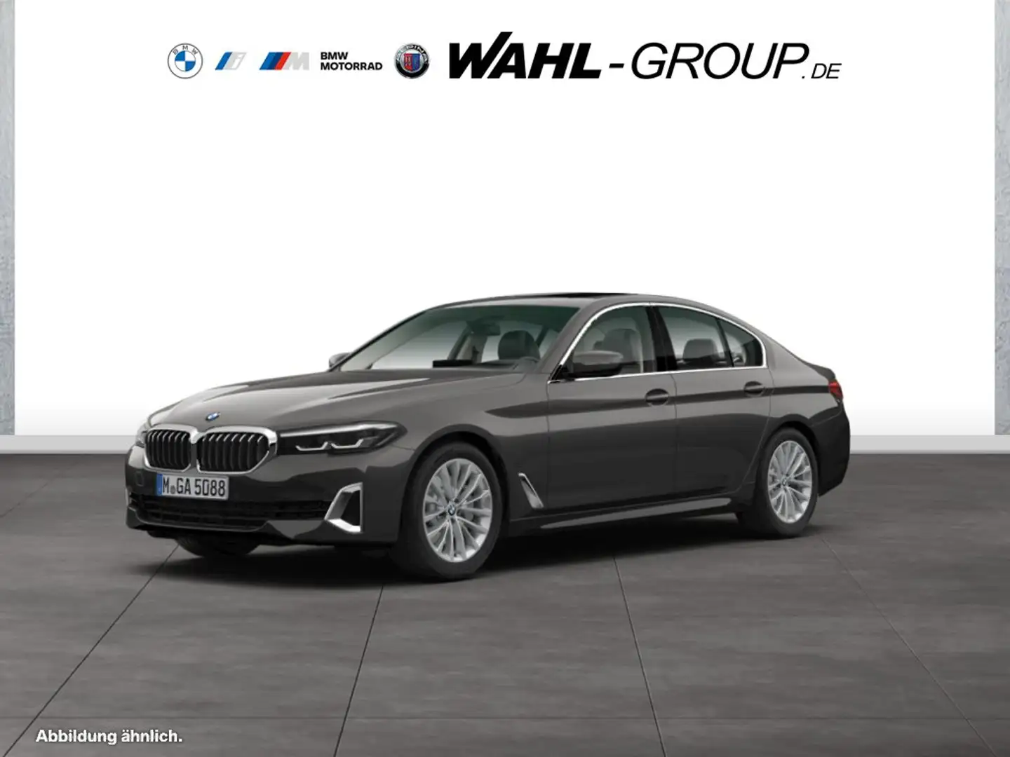 BMW 520 d xDrive Limousine HiFi DAB WLAN GSD AHK Shz Grau - 1