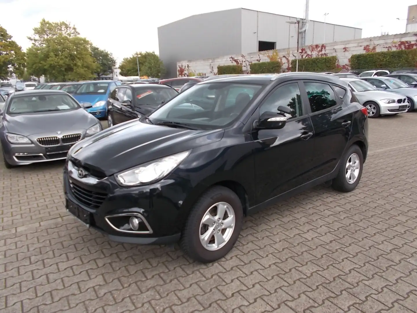Hyundai iX35 Style 2.0, AHK abn., Allwetter, Teilleder Zwart - 1