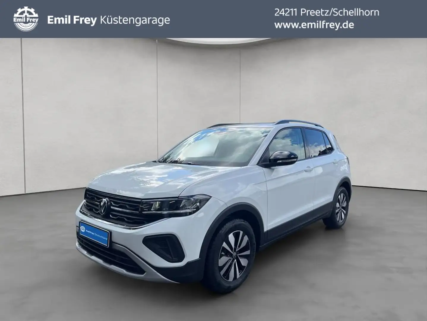 Volkswagen T-Cross 1.0 TSI Goal LED RFK ACC SHZ Apple CarPlay Weiß - 1