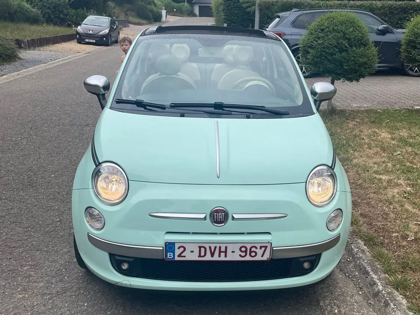 Fiat 500C 500C 1.2i Lounge+ Verde - 1