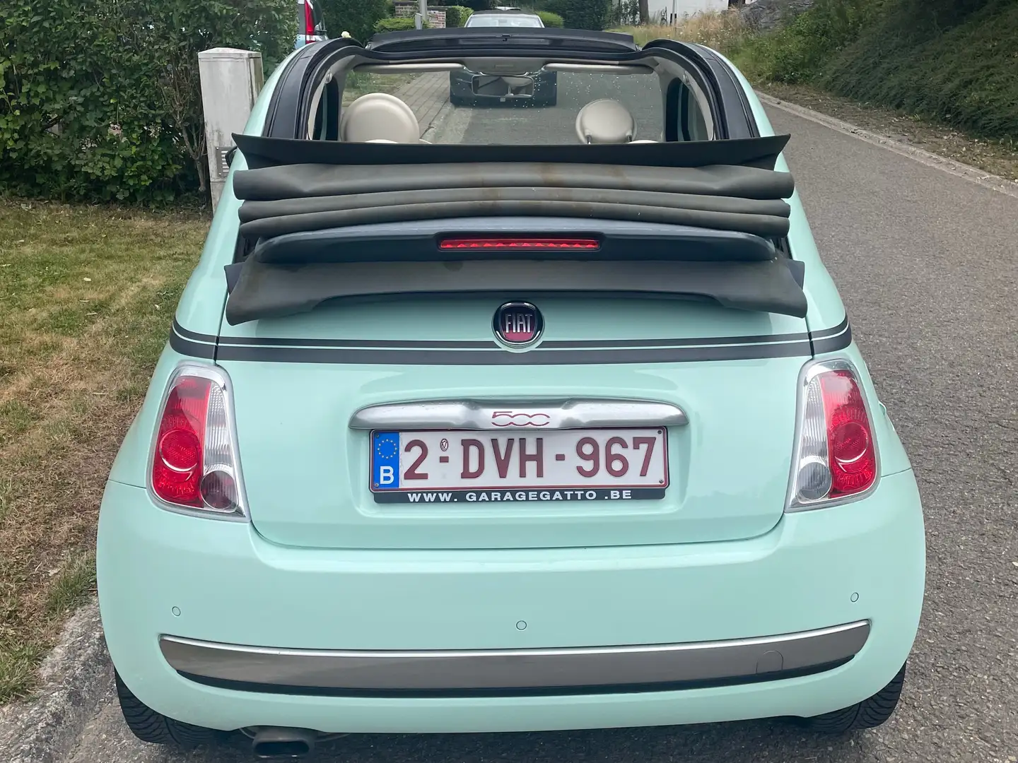 Fiat 500C 500C 1.2i Lounge+ Vert - 1