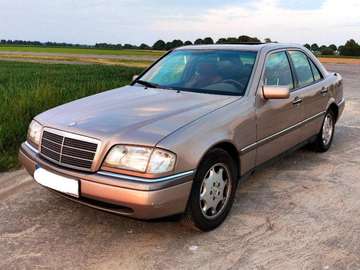 Mercedes-Benz W202 1994, Rosenholz/Rot, eSSD, Automatik,  C180 Elegance, Oldtimer