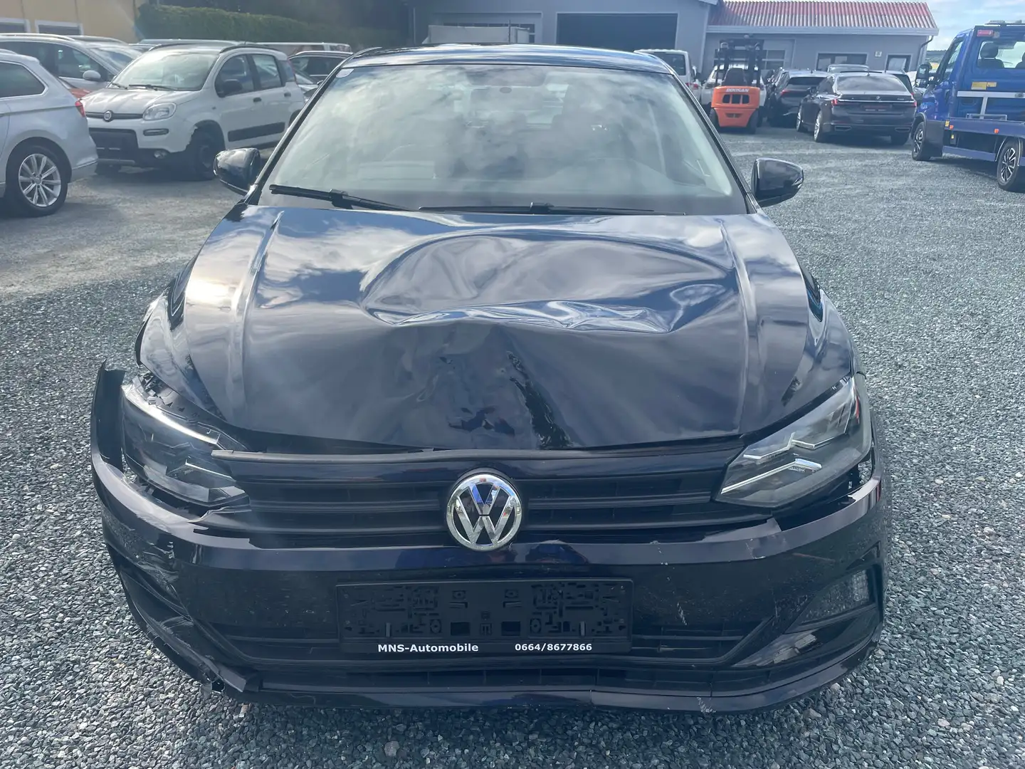 Volkswagen Polo 1.0 Benzin Trendline MwSt Wasserschaden Nero - 2