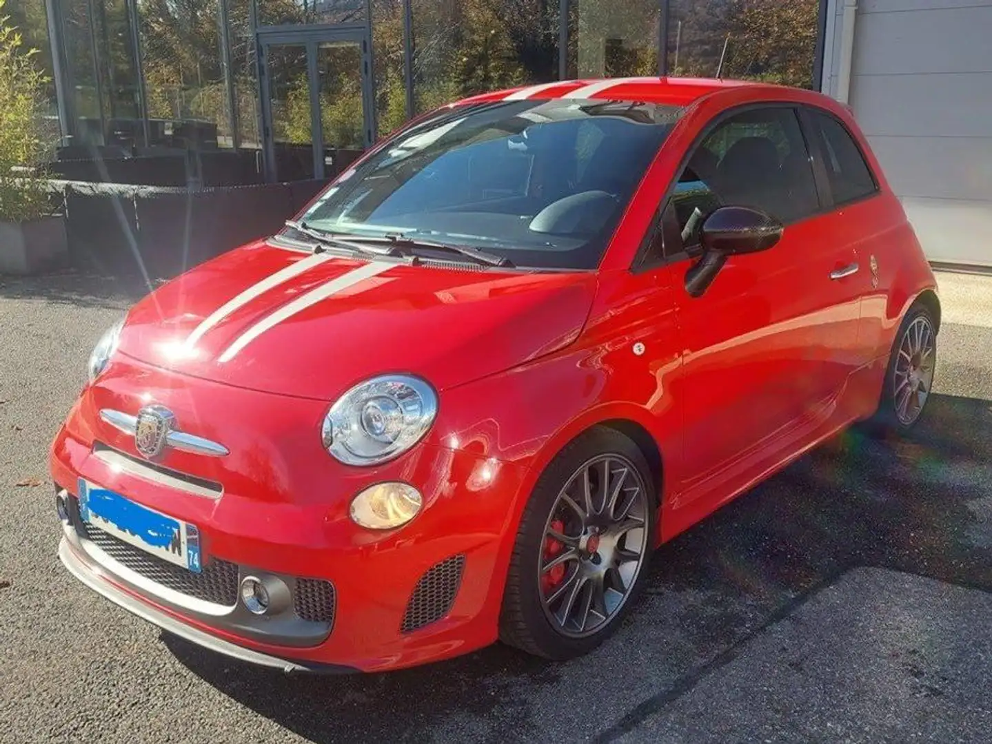 Fiat 595 Abarth 695 Tributo Ferrari Rood - 2