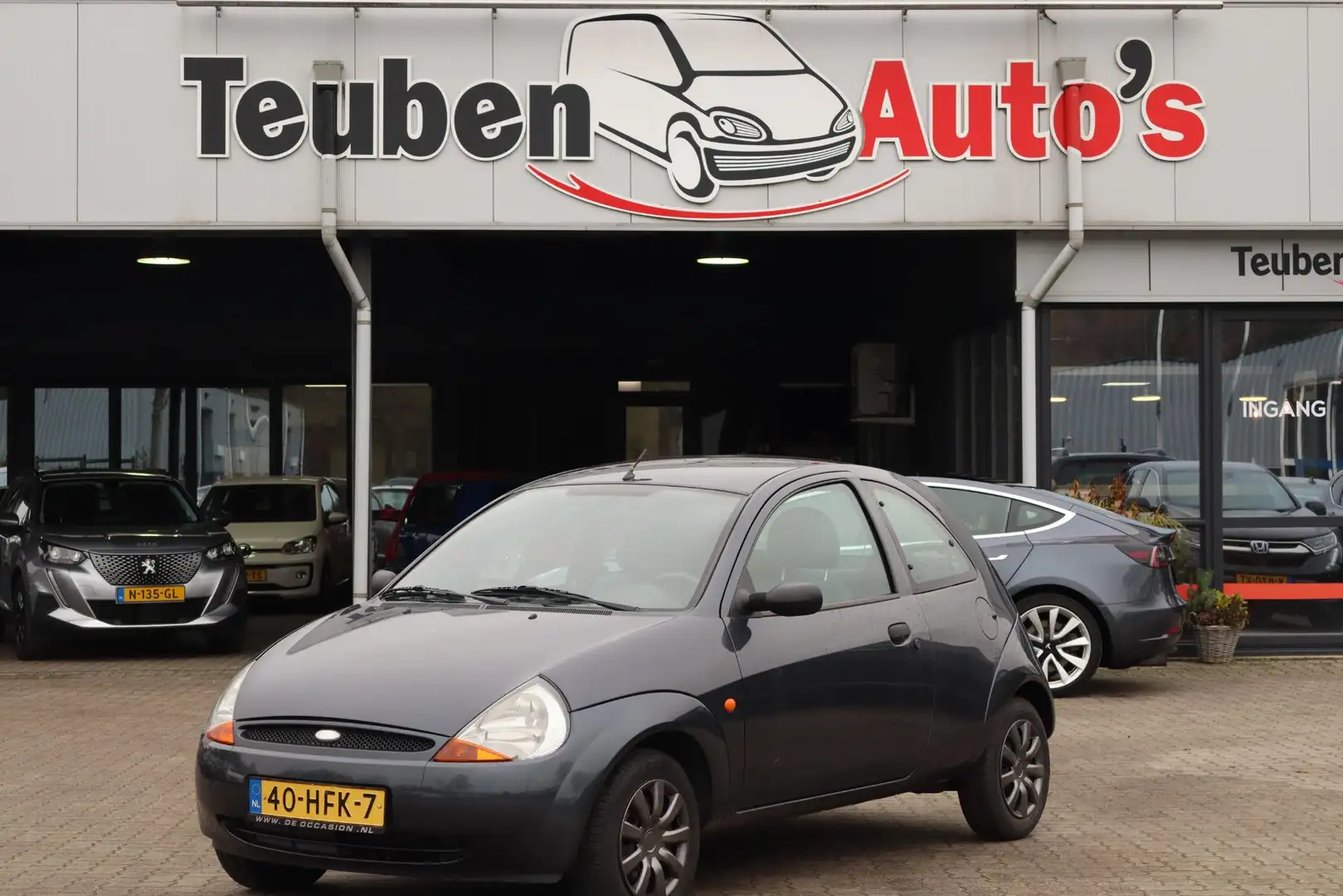 Ford Ka/Ka+ 1.3 Cool & Sound Airco, Radio cd speler, Elektrisc Grijs - 1