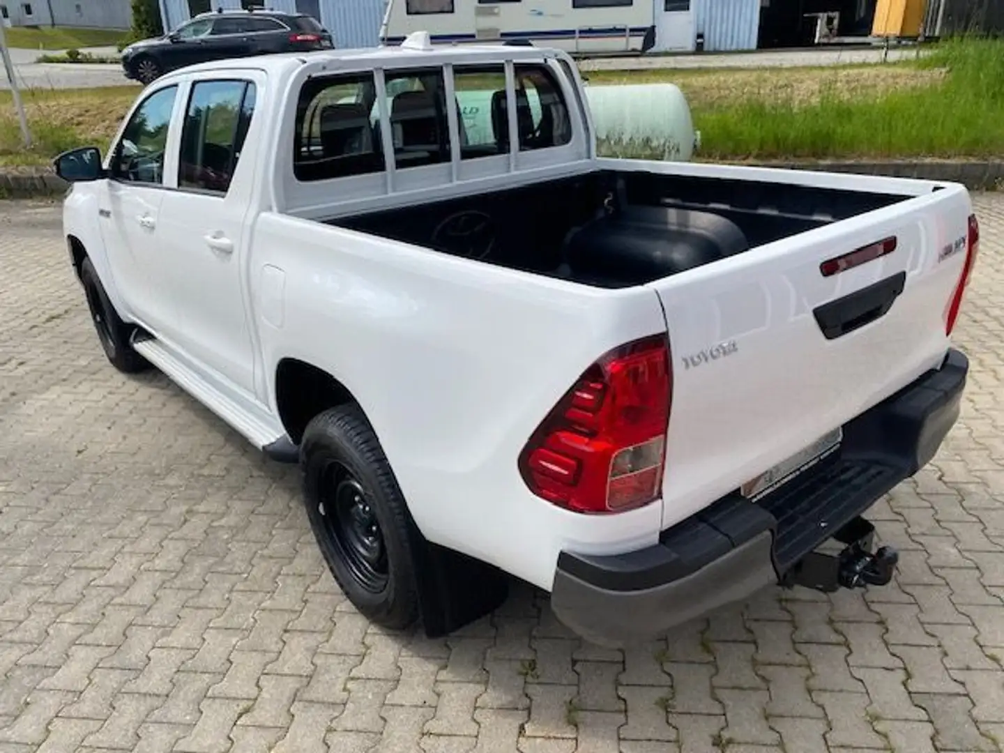 Toyota Hilux 2,8 Double Cab 4X4 ANDROID AHK Laderaumwan Wit - 1