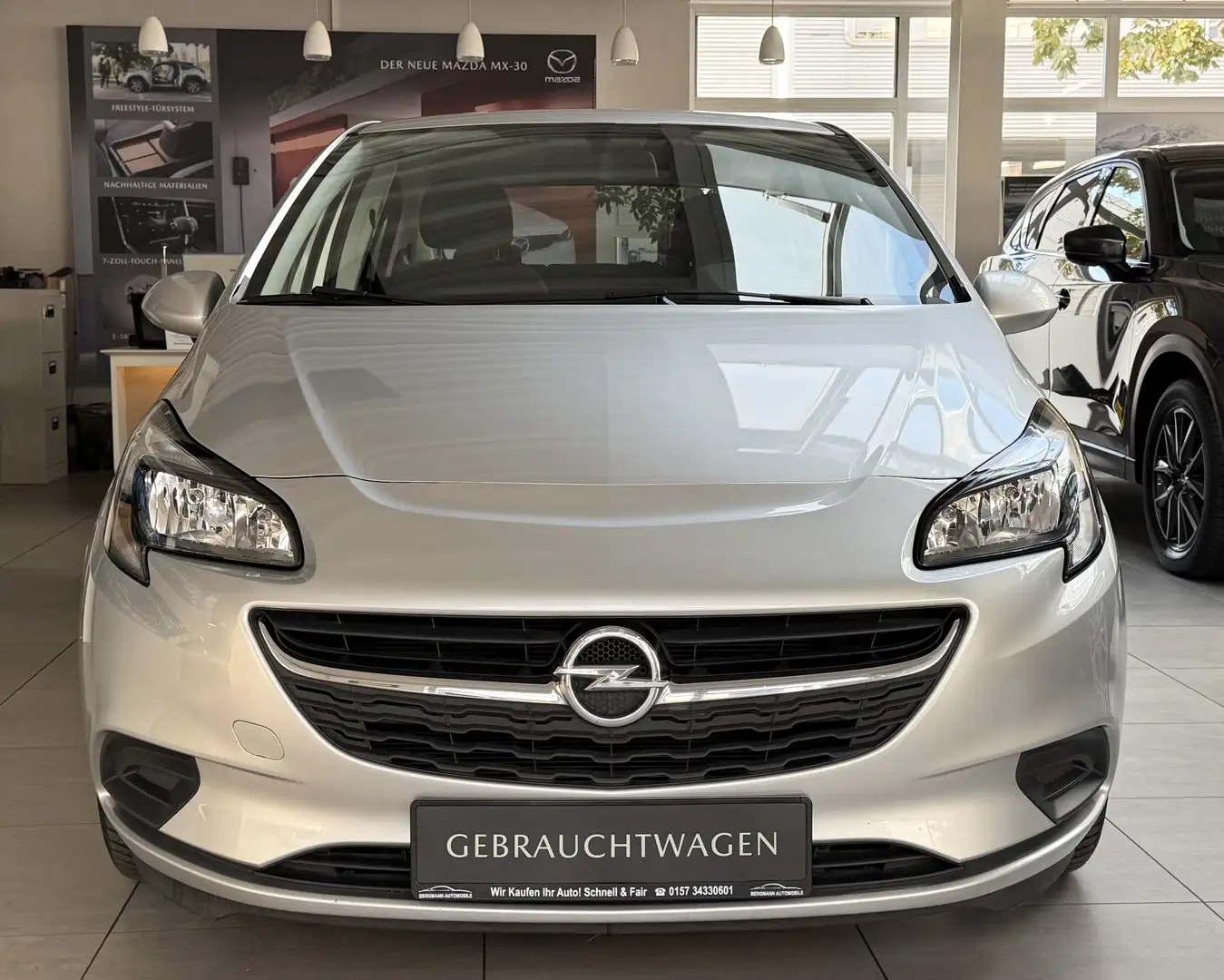 Opel Corsa Edition Automatik SHZ Klima Lenkradheizung TÜV Grau - 2