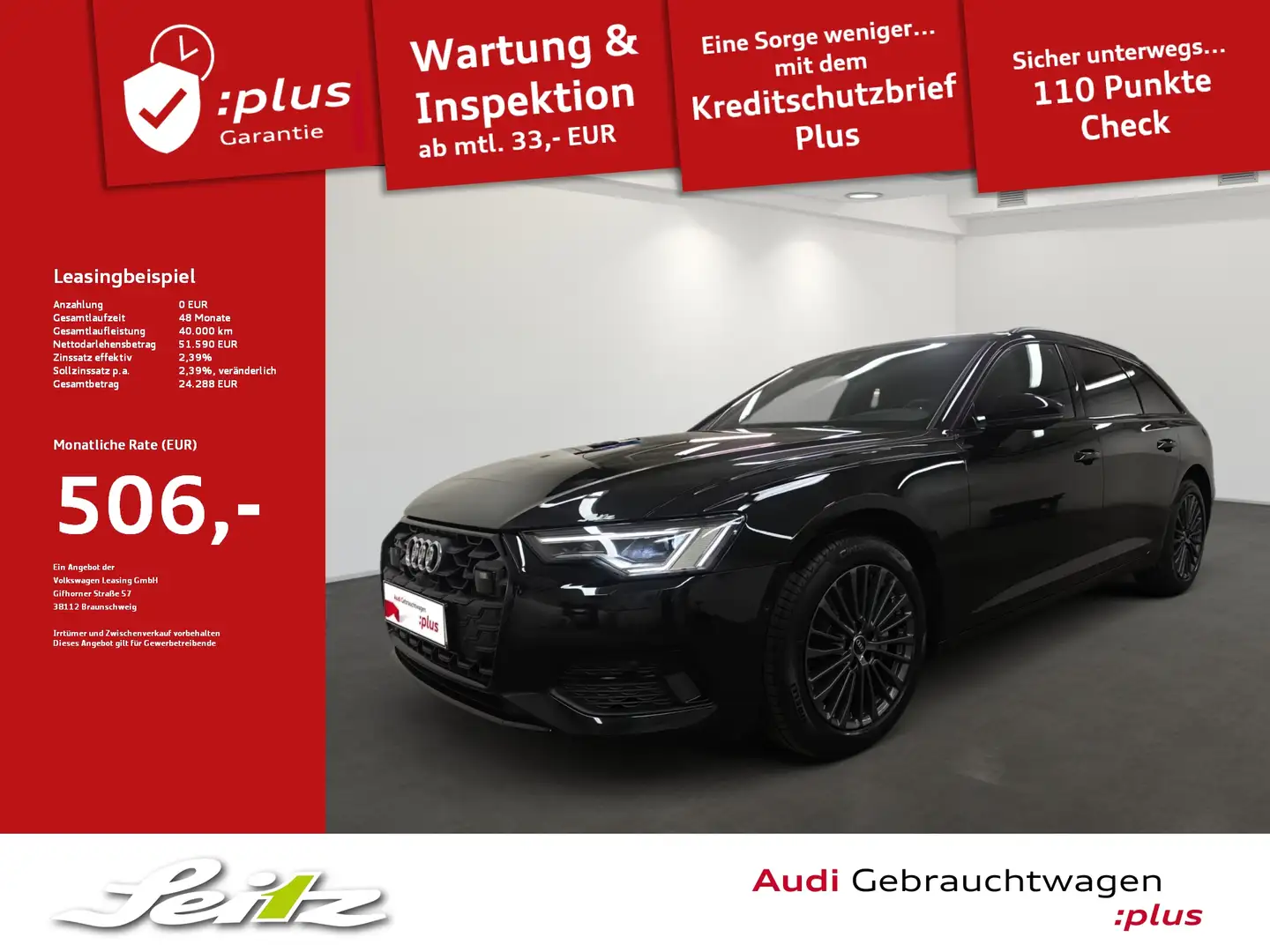 Audi A6 Avant 50 TDI quattro advanced *HEAD-UP*MATRIX*KAME Noir - 1