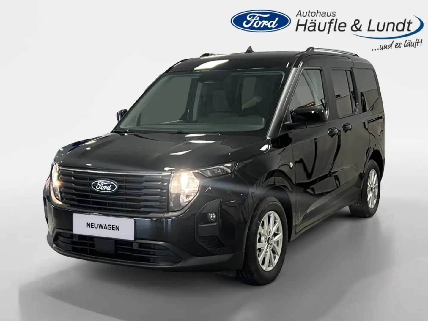 Ford Tourneo Courier Titanium 1.0 Benzin AHK Navi ACC Klimaautom DAB SH Schwarz - 1