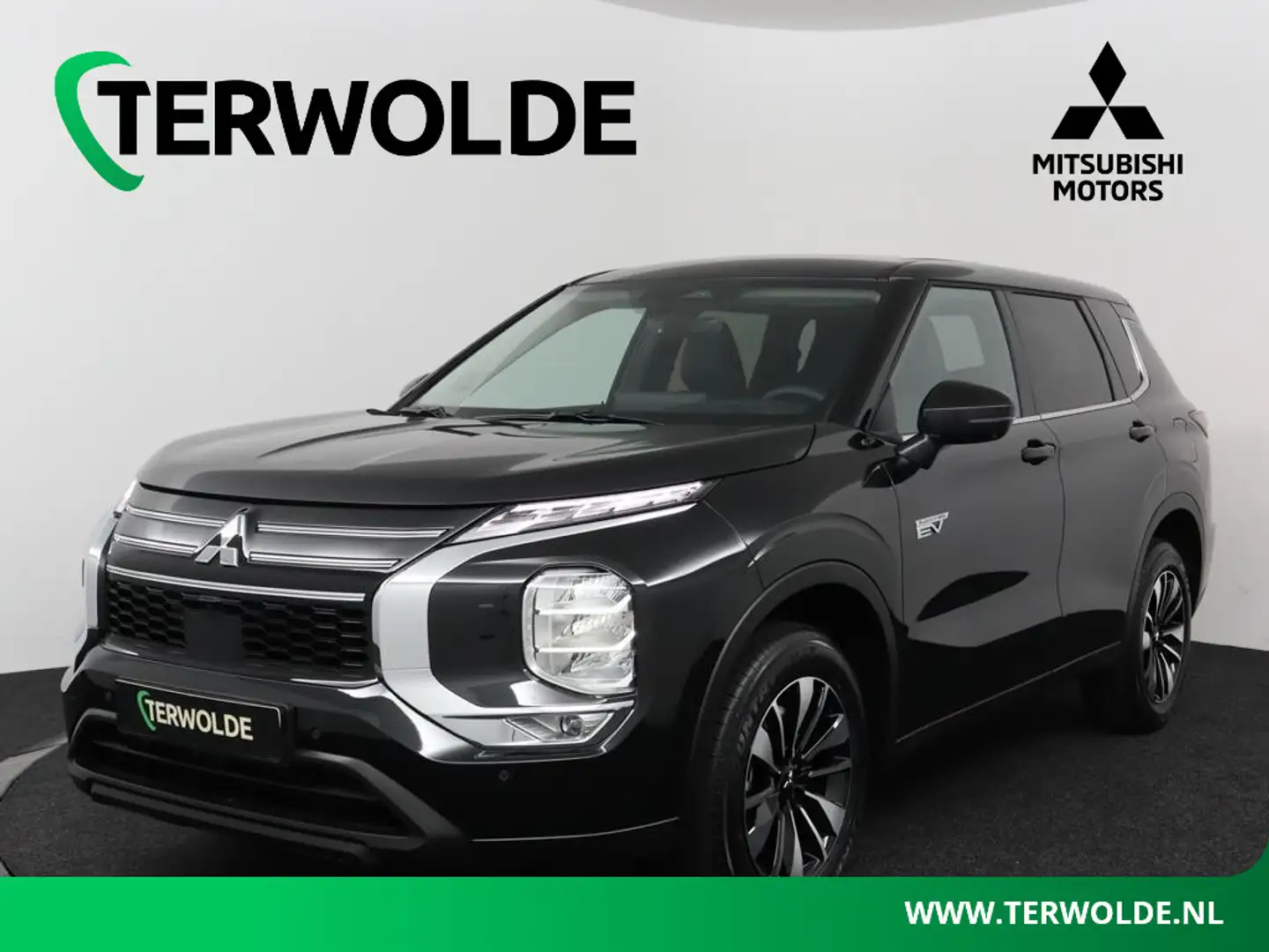 Mitsubishi Outlander 2.4 PHEV Intense | € 3.000 Korting! | Adaptive Cru Zwart - 1