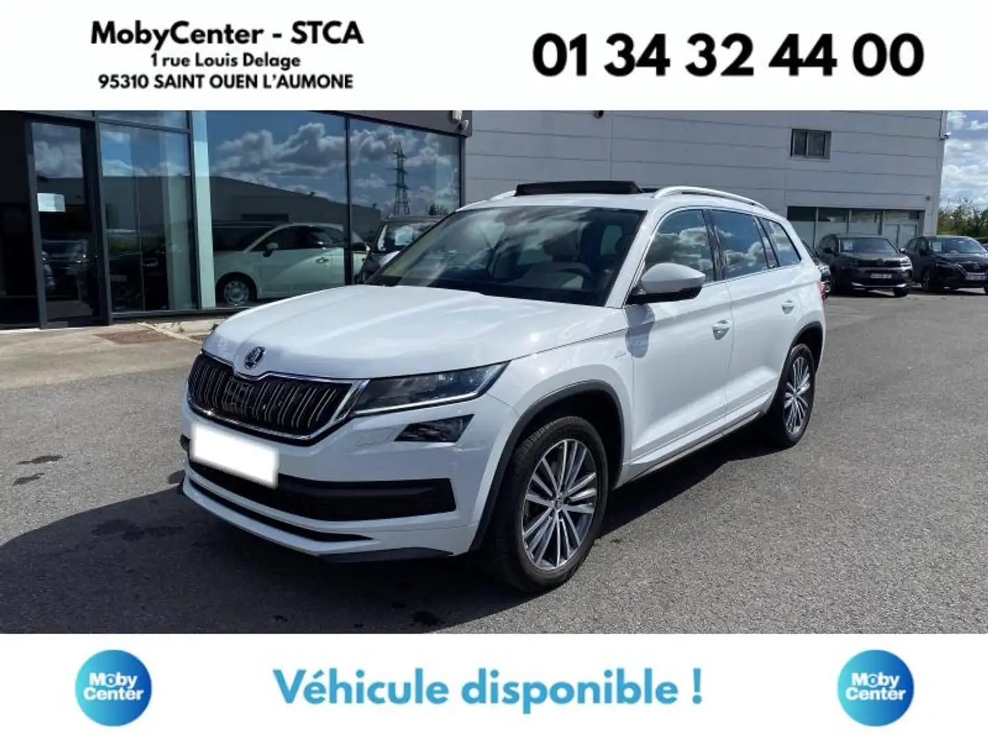 Skoda Kodiaq 2.0 TDI 150 SCR Laurin \u0026 Klement DSG Euro6d-T 5 places Blanc - 1
