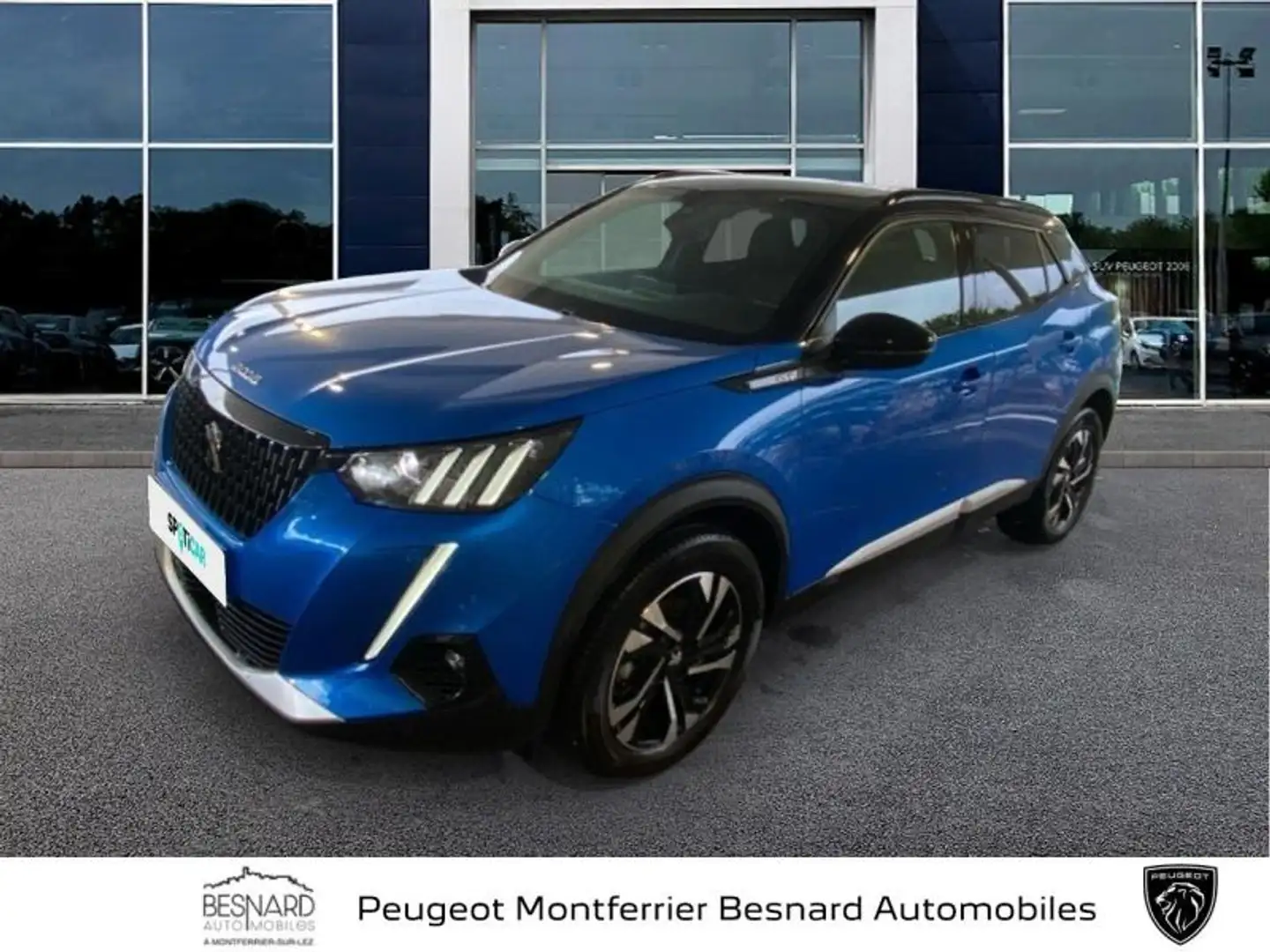 Peugeot 2008 1.2 PureTech 130ch S\u0026S GT EAT8 Bleu - 1