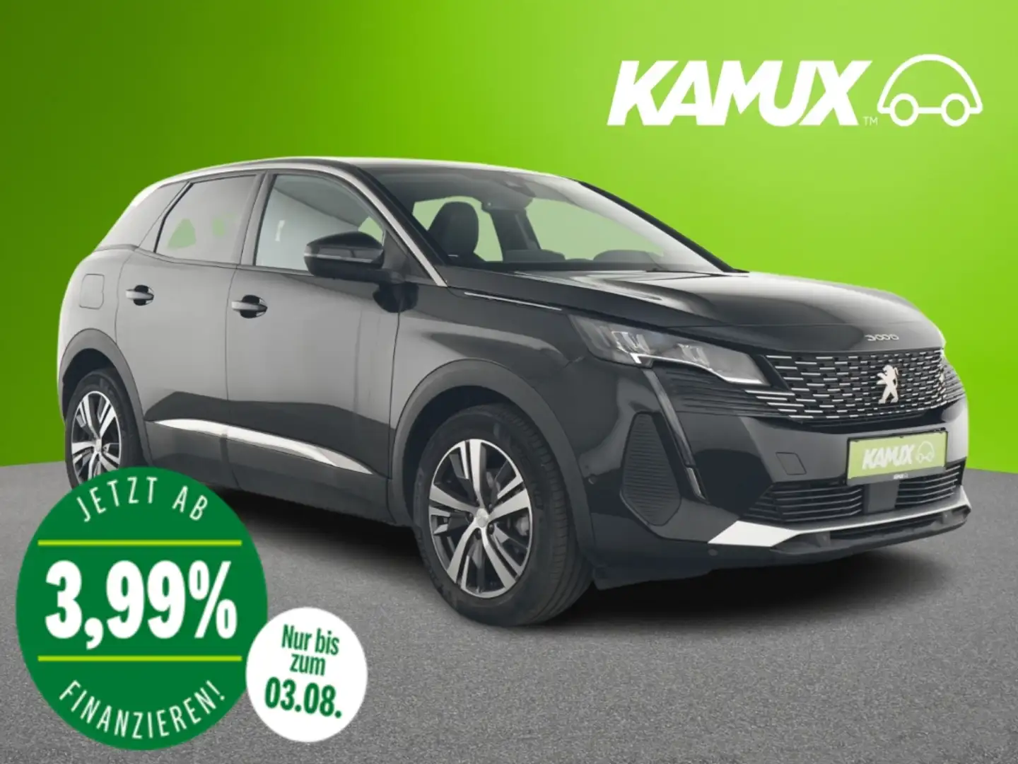 Peugeot 3008 1.2PureTech Aut.Allure Pack+LED+NAVI+KAMERA Negru - 1