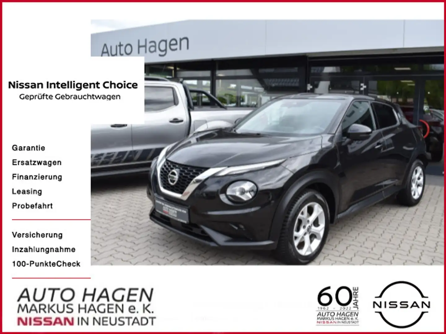 Nissan Juke N-Connecta |17" GJR auf Alu|Navi|360°|Einpa Negro - 1