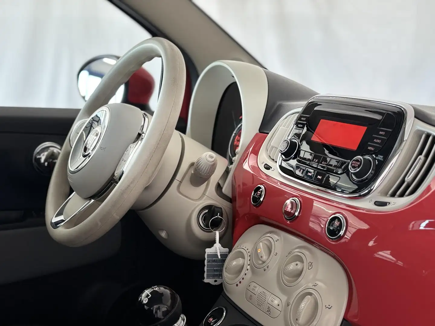 Fiat 500 1.0 TwinAir Pop Rosso Corallo | Airconditioning | Rojo - 2