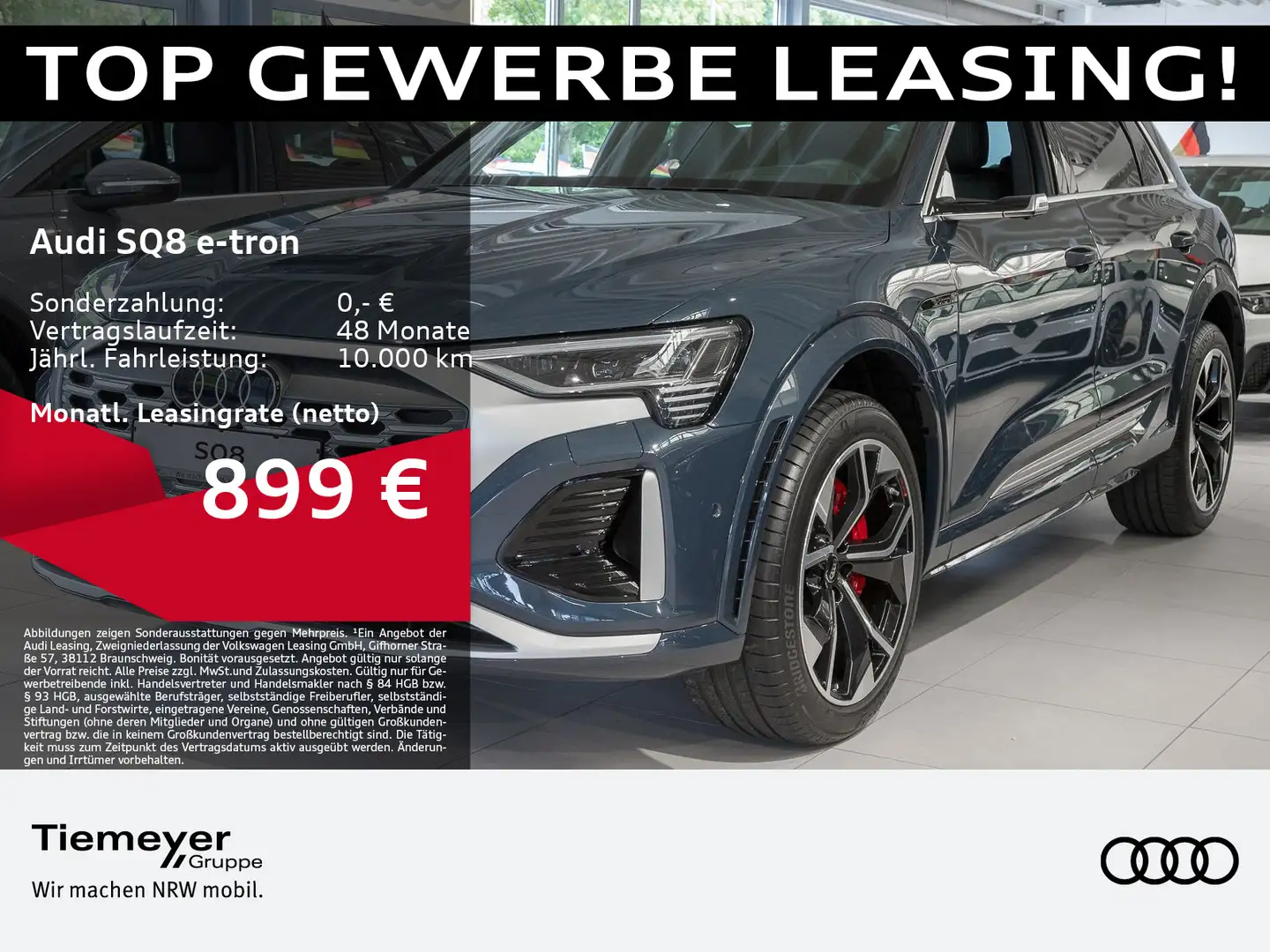Audi SQ8 e-tron Q UPE132 HuD MATRIX PANO BuO Modrá - 1