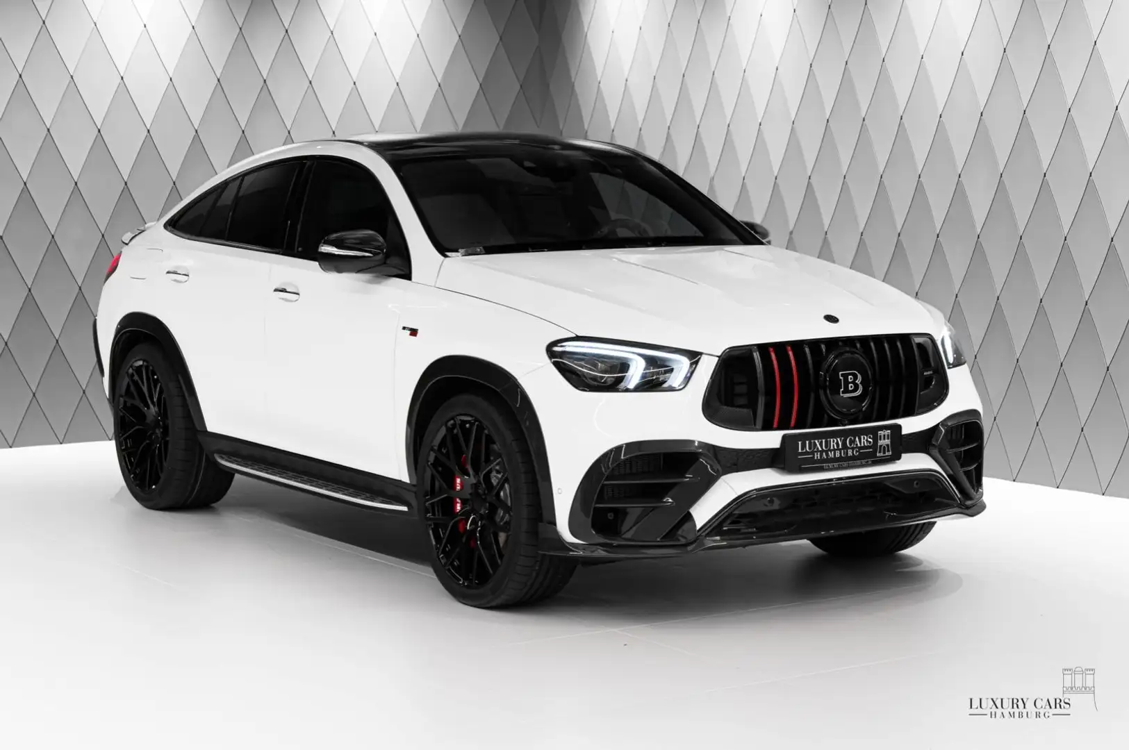 Mercedes-Benz GLE 63 AMG COUPE BRABUS 800 WHITE/RED 4,99% FINA Weiß - 1